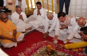 सीएम ने किया ऋषि गालव विश्वविद्यालय का भूमिपूजन, 110 करोड़ से बनेगा विश्वविद्यालय