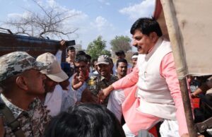 मुख्यमंत्री डॉ यादव अचानक पहुंचे उज्जैन और किया उपार्जन केंद्र का औचक निरीक्षण