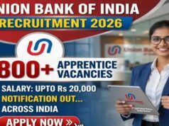 यूनियन बैंक अप्रेंटिस भर्ती 2026: 1865 पदों के लिए आवेदन की आखिरी तिथि नजदीक, अभी करें अप्लाई