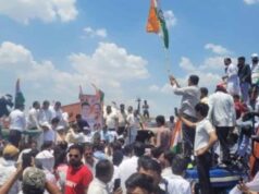 किसानों के मुद्दे पर कांग्रेस का चक्काजाम, MP के हाईवे पर घंटों थमी रफ्तार