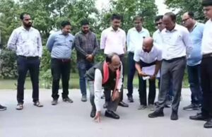 कचना ओवरब्रिज निरीक्षण के दौरान सख्त दिखे Arun Sao, बोले- गुणवत्ता में लापरवाही हुई तो अधिकारियों पर गिरेगी गाज