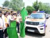 वित्त मंत्री ओपी चौधरी ने रायगढ़ को मिली 16 अत्याधुनिक डायल-112 ईआरवी वाहनों को दिखाई हरी झंडी