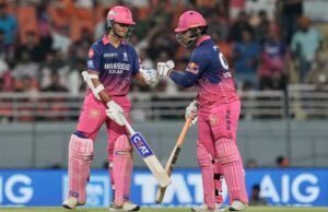 वैभव सूर्यवंशी का तूफानी अंदाज, फिर भी बड़ा स्कोर नहीं बना पाई Rajasthan Royals