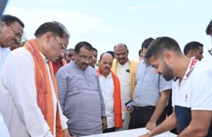निर्माणाधीन नालंदा परिसर का मुख्यमंत्री साय ने किया निरीक्षण: गुणवत्तापूर्ण एवं समय-सीमा में कार्य पूर्ण करने के दिए निर्देश