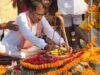 लेश्वर महादेव धाम में मुख्यमंत्री विष्णुदेव साय ने किया जलाभिषेक: प्रदेश की सुख-समृद्धि की कामना की