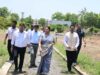 नगरीय प्रशासन विभाग की सचिव शंगीता आर. ने विकास कार्यों का किया निरीक्षण