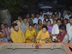 राज्यमंत्री गौर ने किया 2 करोड़ 24 लाख के डामरीकरण कार्यों का भूमि पूजन