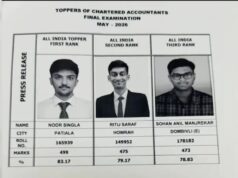 ICAI CA Final Result 2026 जारी, पटियाला के नूर सिंगला बने ऑल इंडिया टॉपर; ऐसे करें स्कोरकार्ड चेक