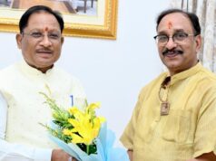 मुख्यमंत्री से छत्तीसगढ़ योग आयोग के नवनियुक्त अध्यक्ष संजय अग्रवाल ने की सौजन्य मुलाकात
