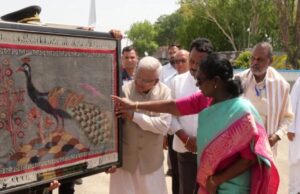 चीता परिवार को देखने के बाद राष्ट्रपति लौटीं दिल्ली, ग्वालियर एयरपोर्ट पर हुआ भव्य विदाई समारोह