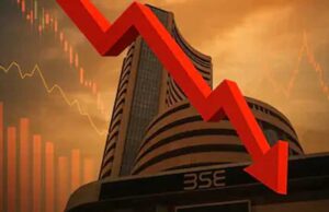 शेयर बाजार में हाहाकार! सेंसेक्स-निफ्टी धड़ाम, IT शेयरों में भारी बिकवाली