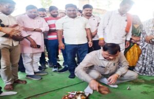 उद्योग मंत्री ने किया 40 लाख रूपए के सड़क डामरीकरण कार्य का शुभारंभ