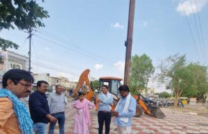 हनोदा माइनर नहर क्षेत्र में अतिक्रमण हटाने की बड़ी कार्रवाई