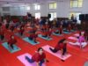 अंतर्राष्ट्रीय योग दिवस पर पुलिस परिवार ने किया सामूहिक योगाभ्यास