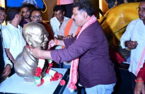 उप मुख्यमंत्री विजय शर्मा ने भारत माता की प्रतिमा एवं भव्य शहीद स्मारक का किया लोकार्पण