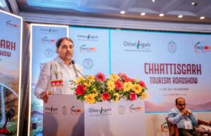भुवनेश्वर में छत्तीसगढ़ पर्यटन का रोड शो