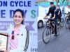 टीटी नगर स्टेडियम से गूंजा फिट इंडिया का संदेश मंत्री सारंग ने किया साइकिल रैली का शुभारंभ