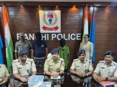 रांची में सनसनीखेज हत्या का खुलासा, पत्नी और प्रेमी ने मिलकर पति को उतारा मौत के घाट