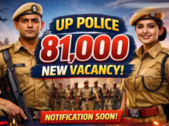 यूपी पुलिस में 81 हजार+ भर्तियों का ऐलान! कॉन्स्टेबल से SI तक नौकरी का सुनहरा मौका