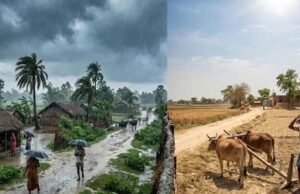 बिहार में मौसम के दो रंग, उत्तर में बारिश तो पटना में उमस भरी गर्मी