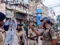 पटना प्रदर्शन में SP का वीडियो वायरल, बोले- पीछे हटे तो नौकरी नहीं छोड़ूंगा