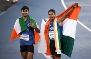 वित्त मंत्री ओपी चौधरी ने राष्ट्रमंडल खेल 2026 में पदक विजेता दिलीप महादु गावित एवं मोहम्मद बासिल को दी बधाई