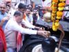 गुरु पूर्णिमा पर कोसमनारा पहुंचे मुख्यमंत्री विष्णु देव साय, सत्यनारायण बाबा धाम में की पूजा-अर्चना