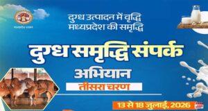 दुग्ध समृद्धि संपर्क अभियान” का तीसरा चरण 13 जुलाई से