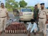 बिहार में शराब तस्करी का बड़ा खुलासा, कार के गुप्त तहखाने से 124 लीटर शराब बरामद