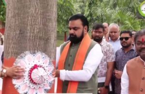 रक्षाबंधन पर CM सम्राट चौधरी ने पेड़ को बांधी राखी, पर्यावरण संरक्षण का दिया संदेश