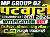 MP Patwari Vacancy 2026: मध्य प्रदेश में पटवारी समेत 2106 पदों पर आवेदन शुरू, जानें पात्रता और पूरी प्रक्रिया