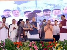 सीएम योगी ने यूपी को देश के शीर्ष तीन राज्यों में पहुंचाया, अपराधियों के हौसले किए चकनाचूर : राजनाथ