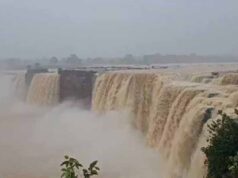 CG में लगातार बारिश से उफान पर इंद्रावती नदी, दर्जनों गांवों का टूटा संपर्क