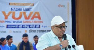 पर्यटन एवं संस्कृति मंत्री राजेश अग्रवाल ने युवाओं को दिलाया नशामुक्त भारत का संकल्प, विकसित भारत के निर्माण में सक्रिय भागीदारी का किया आह्वान