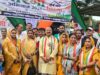 हर घर तिरंगा अभियान के तहत बिजुरी में निकली भव्य तिरंगा यात्रा