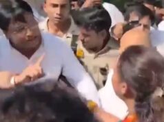 लखनऊ में यूपी कांग्रेस मुख्यालय पर हंगामा, अजय राय और ममता चौधरी के समर्थक आमने-सामने