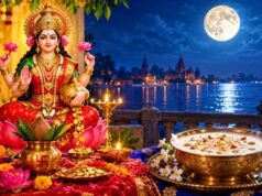 शरद पूर्णिमा 25 अक्टूबर को, मां लक्ष्मी की पूजा और चांदनी में खीर रखने की परंपरा।