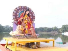 भोपाल में दुर्गा मूर्ति विसर्जन के लिए 7 घाटों पर इंतजाम, क्रेन और गोताखोर तैनात