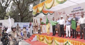 राष्ट्रीय एकता दिवस एवं नशामुक्ति का संदेश लेकर मध्यप्रदेश से रवाना हुआ 7 सदस्यीय बाइक दल